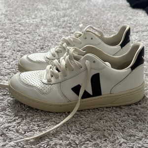 Veja White and Black Women's Sneakers